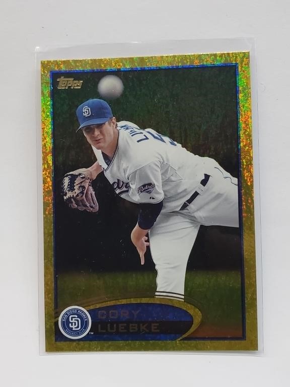 2012 Topps Gold Sparkle Cory Luebke