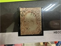 #26A 1857-61 TYPE II RARE 3C DULL RED STAMP