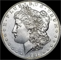 1896-S US Morgan Silver Dollar AU+ from Set, Rare