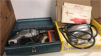 2 vintage electric drilles