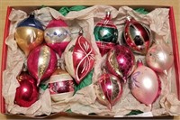 Antique Teardrop Christmas Ornaments