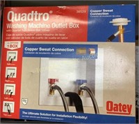 Oatey Quadtro Washing Machine Outlet Box