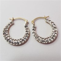 $240 10K  CZ Earrings