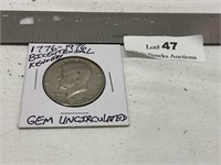 1776-1976 Bicentennial Kennedy Half Dollar UNC