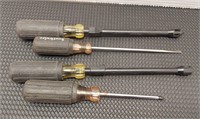 Slotted holding screwdrivers & other screwdrivers