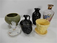 Hand Ring Holder, Vases, Bowls, Misc (See Photos)
