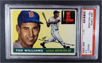 1955 TOPPS #2 TED WILLIAMS PSA 2.5