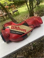 Wilson Fat Shaft golf bag with clubs
