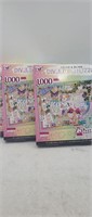 NEW Lot of 3 1000 Piece Color & Bling Jumbo