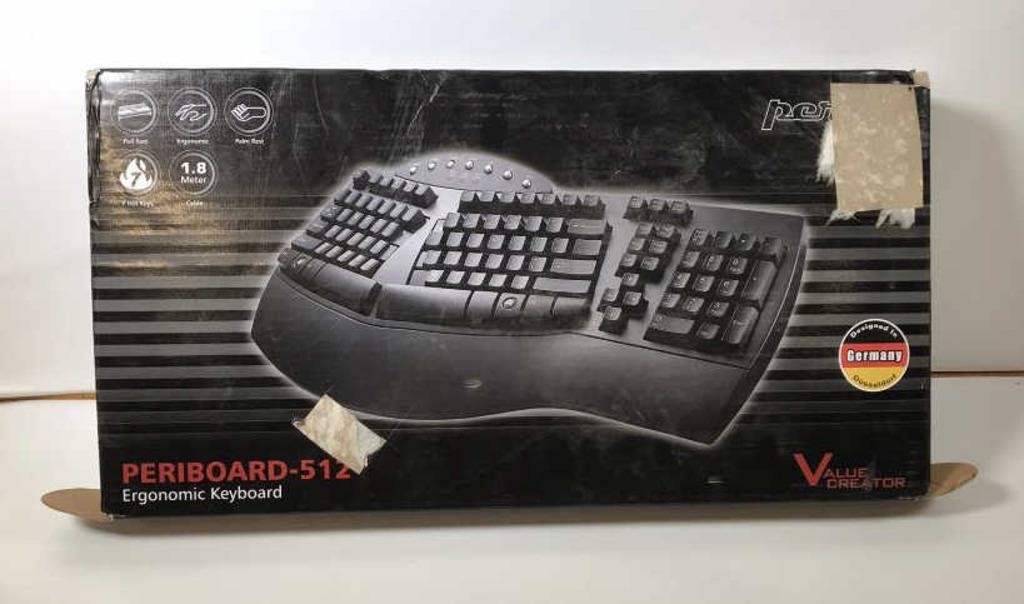 New Open Box Periboard-512 Ergonomic Keyboard