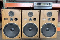(3) Pioneer 3-Way Speaker System CA-G403 Speakers