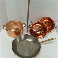 Copper Skillet-Pan-Colanders