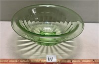 URANIUM GLASS BOWL