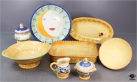 Pfaltzgraff "Villa Della Luna" Serving Ware / 9 pc