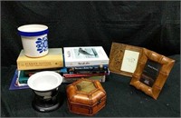 Books, Frames, Pot, Container, & Burner U4A