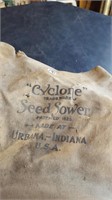 Cyclone Seed Sower Patent 1925 made in Urbana, IN