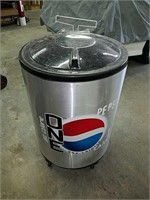 IRP Pepsi One insulated display cooler.