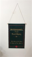 Buchanan’s DeLuxe Scotch Whisky 27”  x 37” scroll