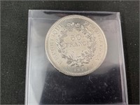 1977 Silver 50 Francs