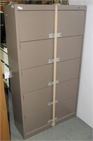 Large Metal 5 Drawer Lateral File Cabinet