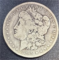1895O Morgan US Silver Dollar
