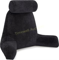 Husband Pillow Black Backrest with Arms
