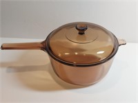 2pc Vision Corning 2.5 Liter Saucepan W Lid.