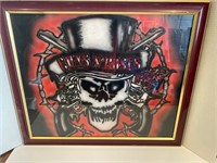 Guns N’Roses Framed Poster  21x25