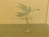 Angel weather vane 19 in tall