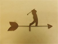 Golf metal wind vane 18 in long