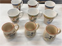 Vintage Cups Lot of 9