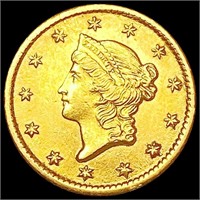 1851-O Rare Gold Dollar CHOICE AU