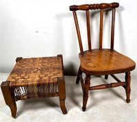 childs chair & stool