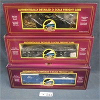 (3) M.T.H 'O' Scale Freight Cars