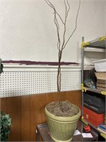 Potted artificial branches