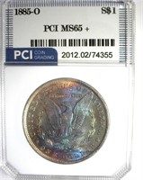 1885-O Morgan PCI MS65+ Great Color