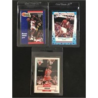 Three Vintage Michael Jordan Cards