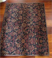 Pair of Small Oriental Floral Area Rugs