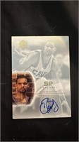 CARLOS BOOZER AUTOGRAPH 2002-03 UPPER DECK SP AUTH