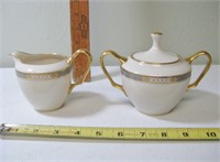 Lenox "Mc Kinley" Porcelain Sugar & Creamer