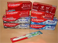 Colgate Max fresh & Optic White toothpaste~ 8 Pk.