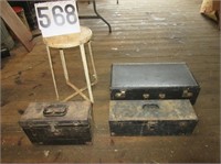 Toolboxes, Suitcase & Metal Stool