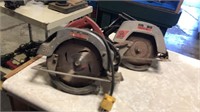 Craftsman and Milwaukee circular saws (2)