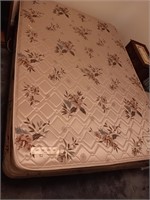 Full sz mattress box Spring and frame.