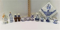 Delft Hand Painted Blue & White Items from Holland