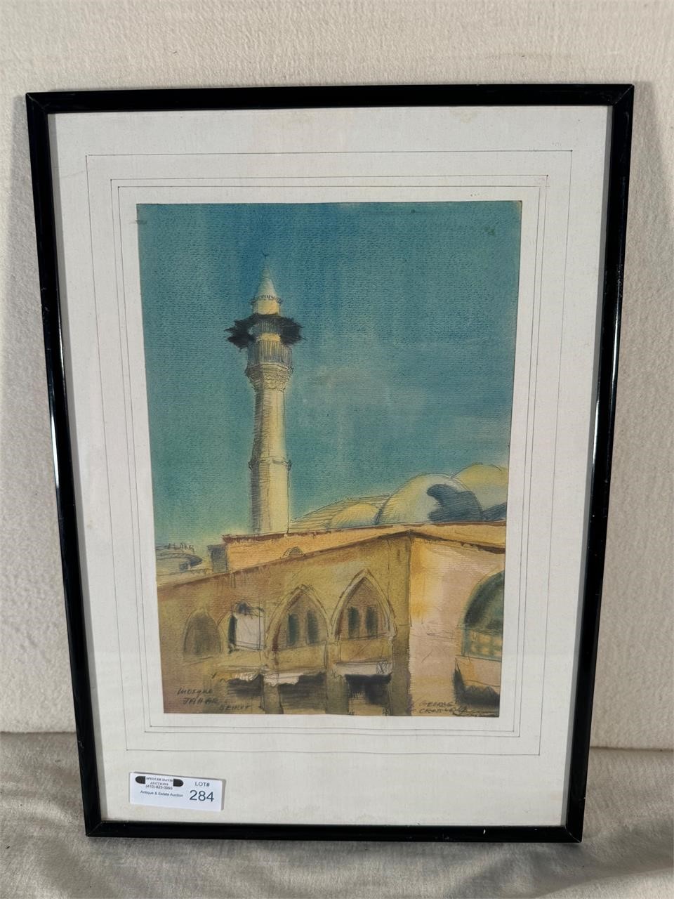 "Mosque Jahar Beirut" C. Geores & E Crossley