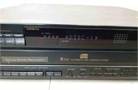 Sony 5 CD Disc Changer CDP-C725 - works (turns