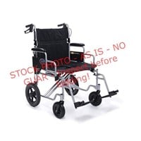 Graham Field 24in Bariatric Transport Wheelchair