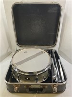 SLINGERLAND SNARE DRUM WITH SLINGERLAND CASE AND