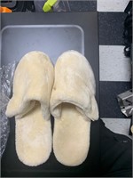 Satin Lined Faux Fur Slippers